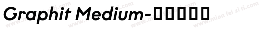 Graphit Medium字体转换
